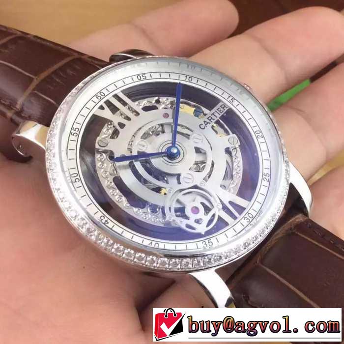 2016 CARTIER カルティエ 希少価値大！機械式（自動巻き）ムーブメント 男性用腕時計 6色可選