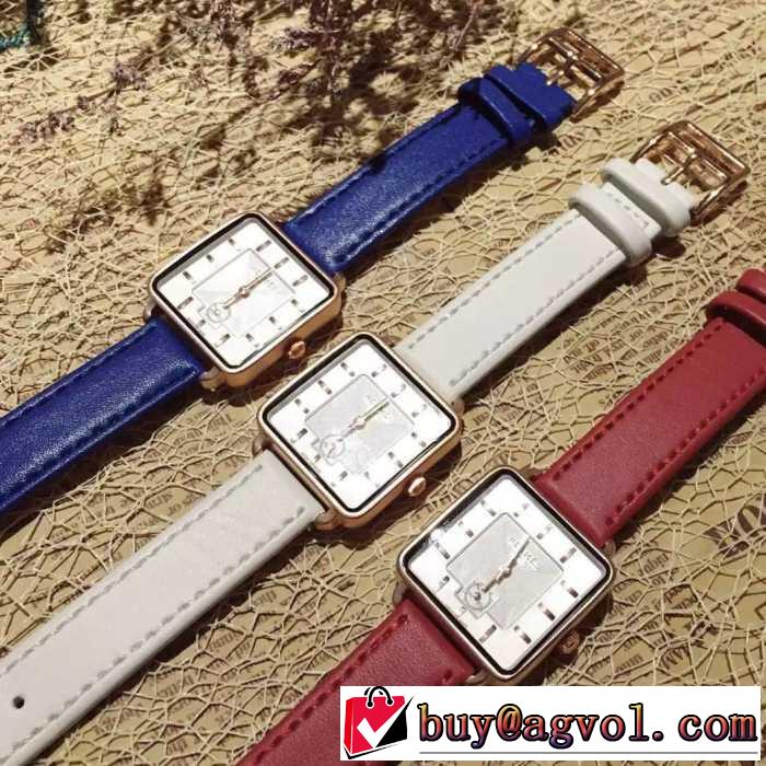 2016 HERMES エルメス 極上の着心地 女性用腕時計 3色可選