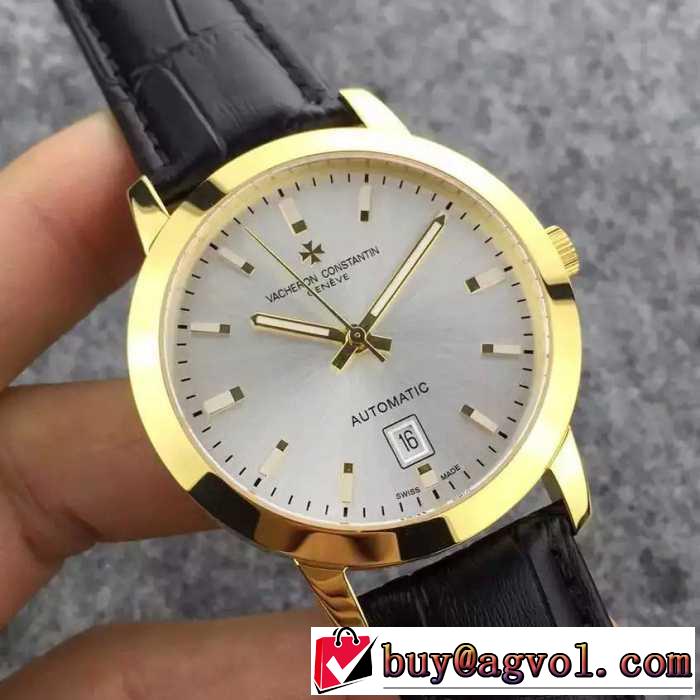大人っぼい2016 Vacheron Constantin ヴァシュロン コンスタンタン サファイヤクリスタル風防 ETA2824ムーブメント 男女兼用腕時計 6色可選