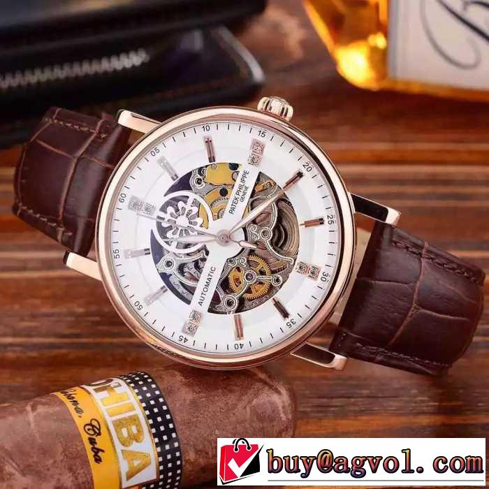 スタイルアップ効果2016 Patek Philippe パテックフィリップ 男性用腕時計 4色可選