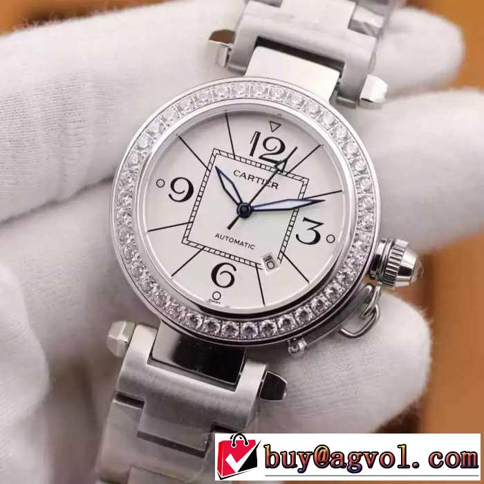 2016 CARTIER カルティエ綺麗に決まるフォルム！ 女性用腕時計 自動巻き 6t51ムーブメント 2色可選