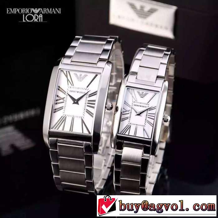 【激安】 2016 ARMANI アルマーニ ミネラルガラス 恋人腕時計