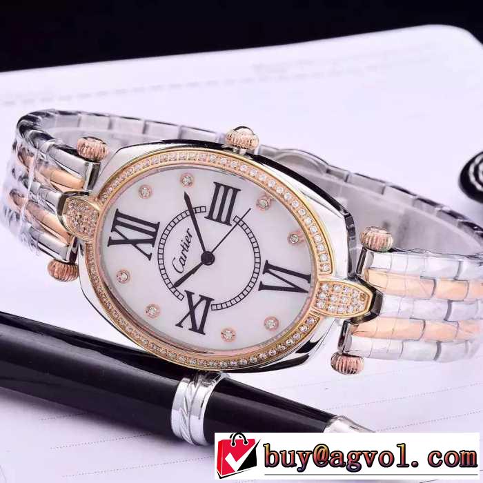 大人っぼい 2016 CARTIER カルティエ 女性用腕時計 4色可選