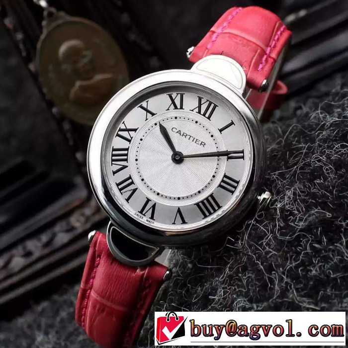 2016 CARTIER カルティエ オリジナル サファイヤクリスタル風防 女性用腕時計 多色選択可
