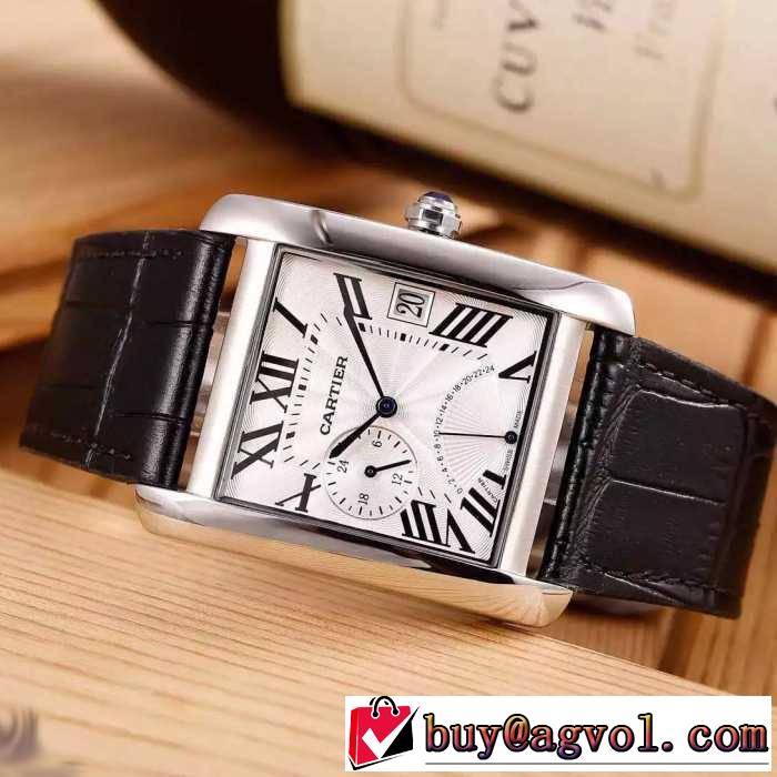 2016 CARTIER カルティエ 個性的なデザスイスムーブメント 男性用腕時計 4色可選