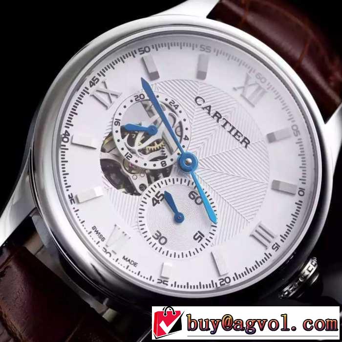 2016 CARTIER カルティエ 高品質 人気  サファイヤクリスタル風防 男性用腕時計 4色可選