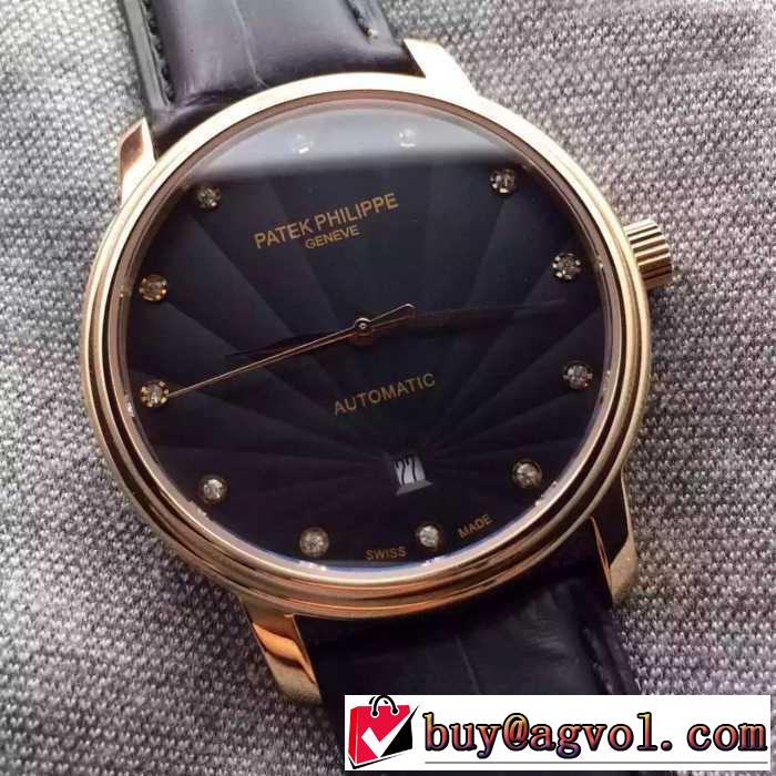 2016 お洒落に魅せる Patek Philippe パテックフィリップ 透明でムーブメントを見られる 男女兼用腕時計 6色可選