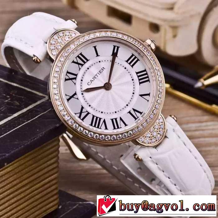 2016 CARTIER カルティエ 存在感のある サファイヤクリスタル風防 スイスムーブメント 女性用腕時計 8色可選