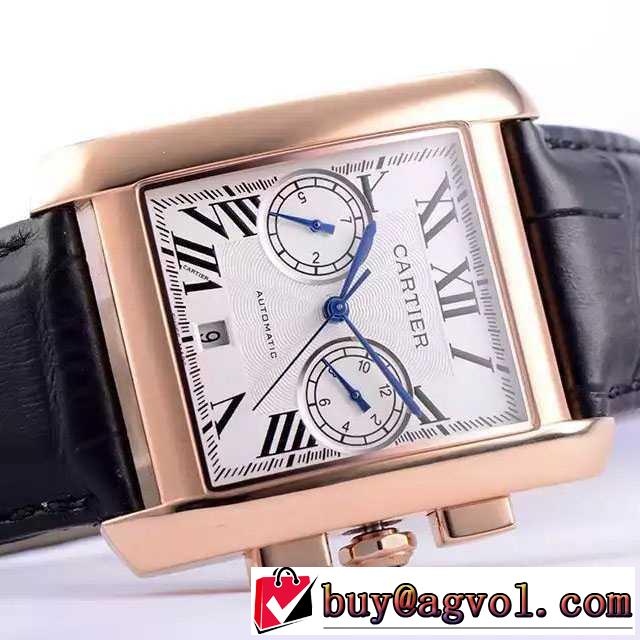 2016 CARTIER カルティエ 個性的なデザ 機械式（自動巻き）ムーブメント 男性用腕時計 4色可選
