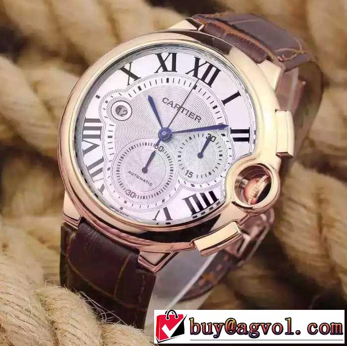 おすすめ/オススメ 2016 CARTIER カルティエ 7750スイスムーブメント 45mm 男性用腕時計 6色可選