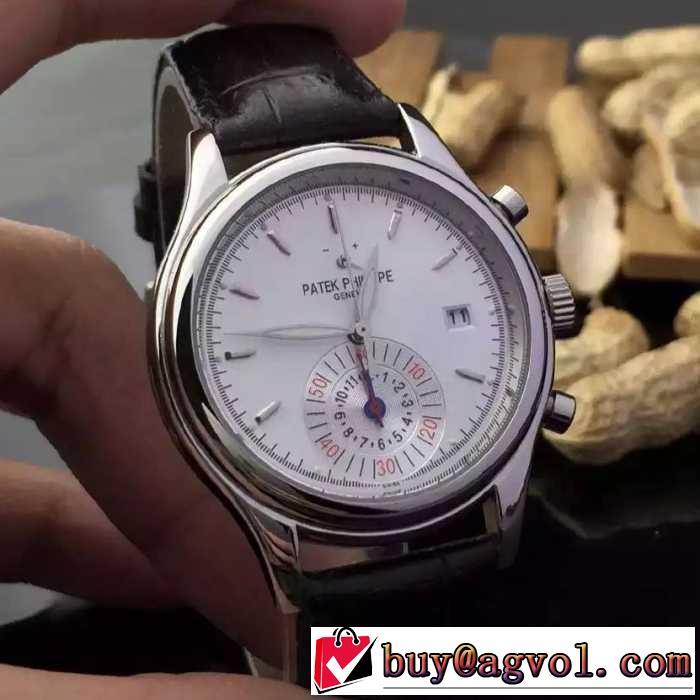 2016 スタイリッシュな印象Patek Philippe パテックフィリップ 男性用腕時計 2色可選