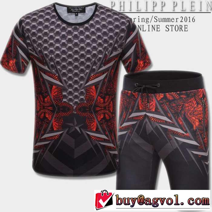 半袖Tシャツ 2016春夏 首胸ロゴ PHILIPP PLEIN フィリッププレイン 2色可選