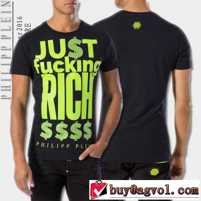 2016春夏 PHILIPP PLEIN フィリッププレイン デザイン性の高い 半袖Tシャツ 7色可選