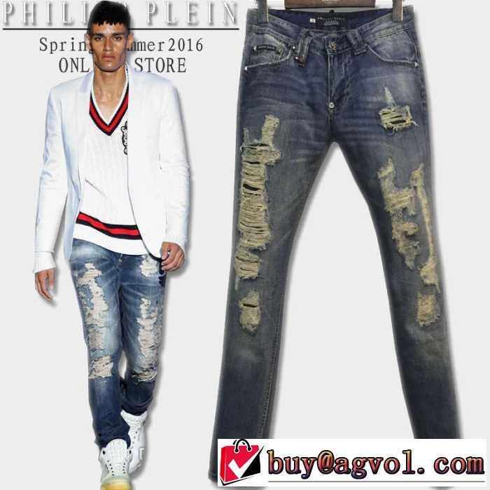 耐久性に優れ 2016春夏 PHILIPP PLEIN フィリッププレイン ジーンズ