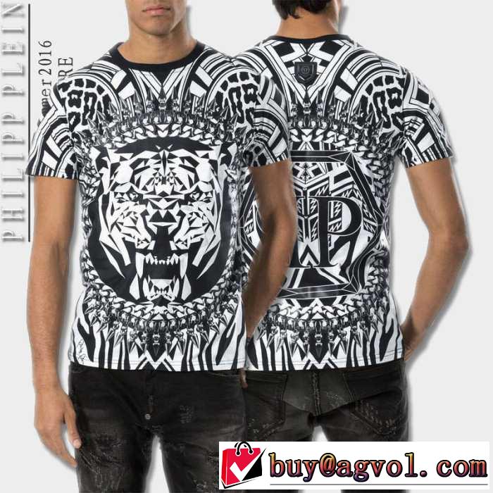 2016春夏 PHILIPP PLEIN フィリッププレイン 大人っぼい半袖Tシャツ