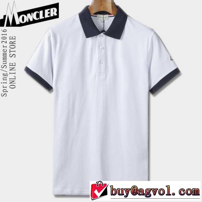 2016春夏 値下げ！  MONCLER モンクレール 半袖Tシャツ 4色可選