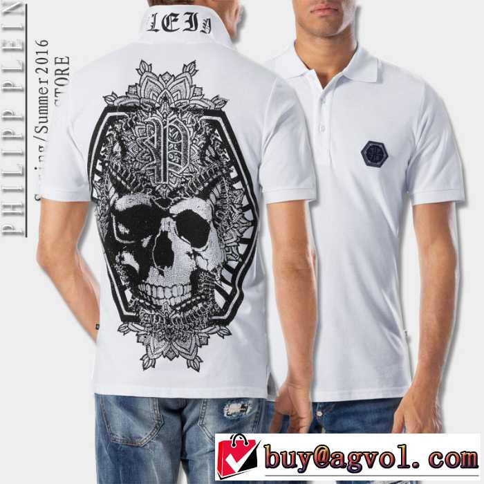 半袖Tシャツ 2016春夏 数に限りがある  PHILIPP PLEIN フィリッププレイン   2色可選