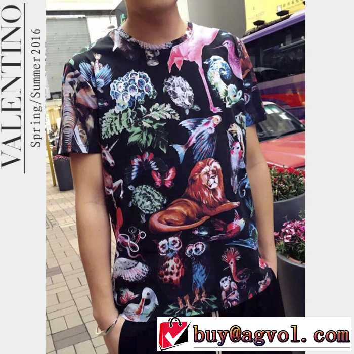 2016春夏 VALENTINO ヴァレンティノ 強い魅力を感じる一枚  半袖Tシャツ