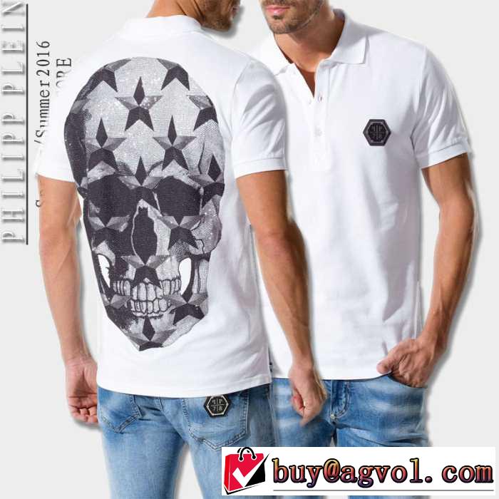 2016春夏めちゃくちゃお得 PHILIPP PLEIN フィリッププレイン 半袖Tシャツ 3色可選