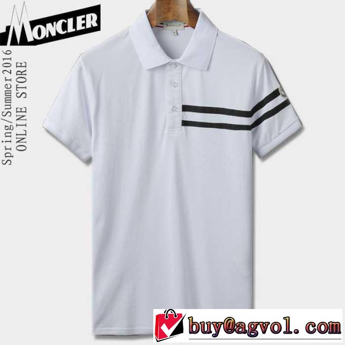 2016春夏 MONCLER モンクレール最旬アイテム  半袖Tシャツ 4色可選