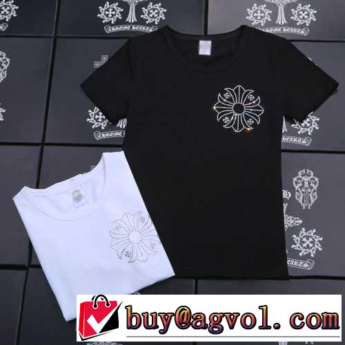 高品質 2016春夏 クロムハーツ CHROME HEARTS 半袖Tシャツ 男女兼用 2色可選