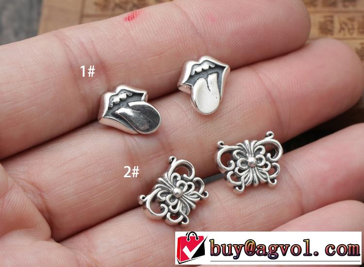 2016 セレブ風 クロムハーツ CHROME HEARTS シルバー925 ピアス