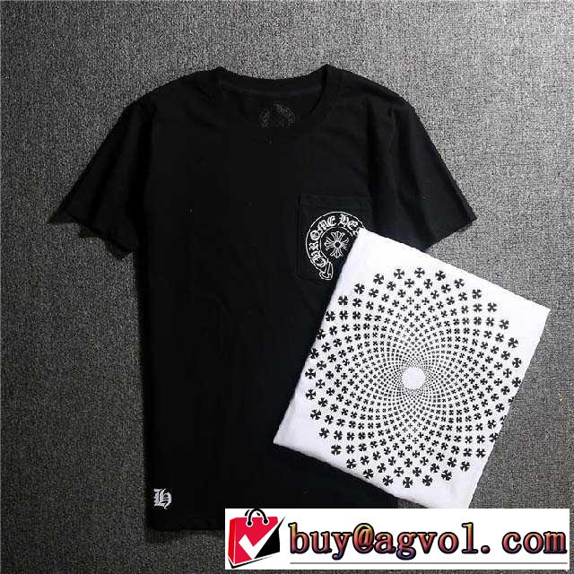 大絶賛！2016春夏 クロムハーツ CHROME HEARTS 半袖Tシャツ 男女兼用 2色可選