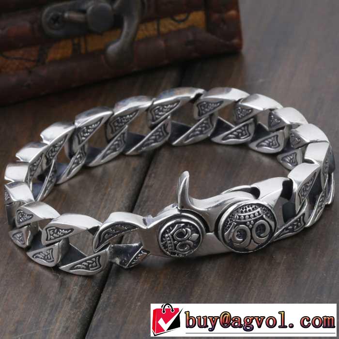 追跡あり☆入手困難!!2016 クロムハーツ CHROME HEARTS シルバー925 ブレスレット