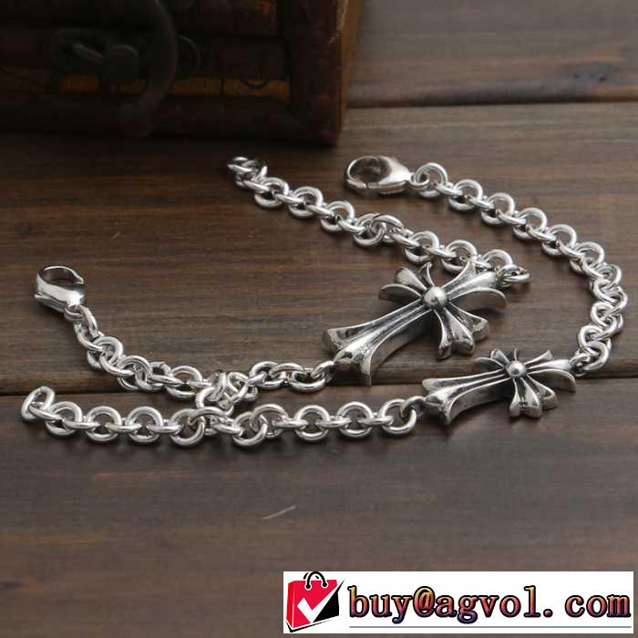 セレブ風 2016 クロムハーツ CHROME HEARTS シルバー925 ブレスレット