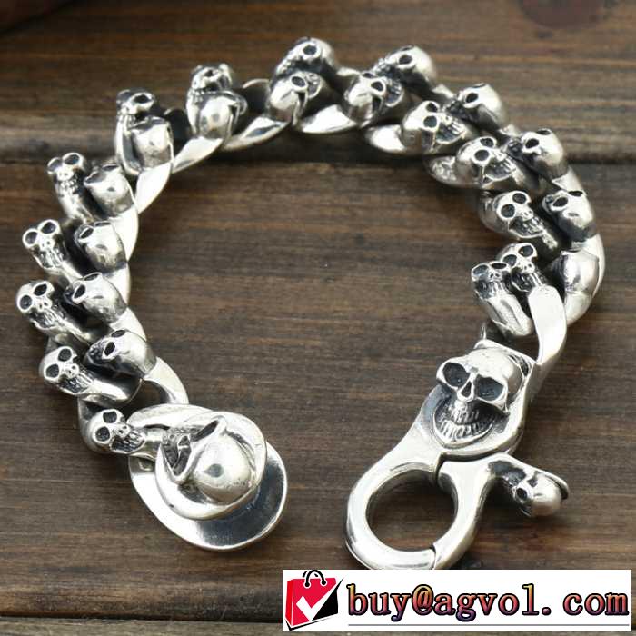 高評価の人気品 2016 クロムハーツ CHROME HEARTS シルバー925 ブレスレット