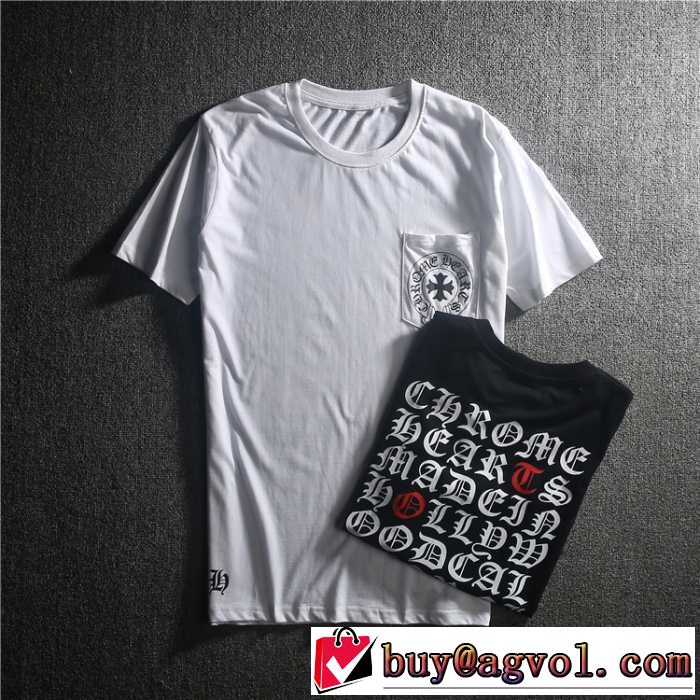 肌触りのいい 2016春夏 クロムハーツ CHROME HEARTS 半袖Tシャツ 男女兼用 2色可選