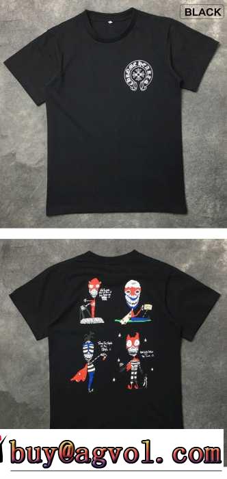 魅惑 2016春夏 クロムハーツ CHROME HEARTS 半袖Tシャツ 男女兼用 2色可選