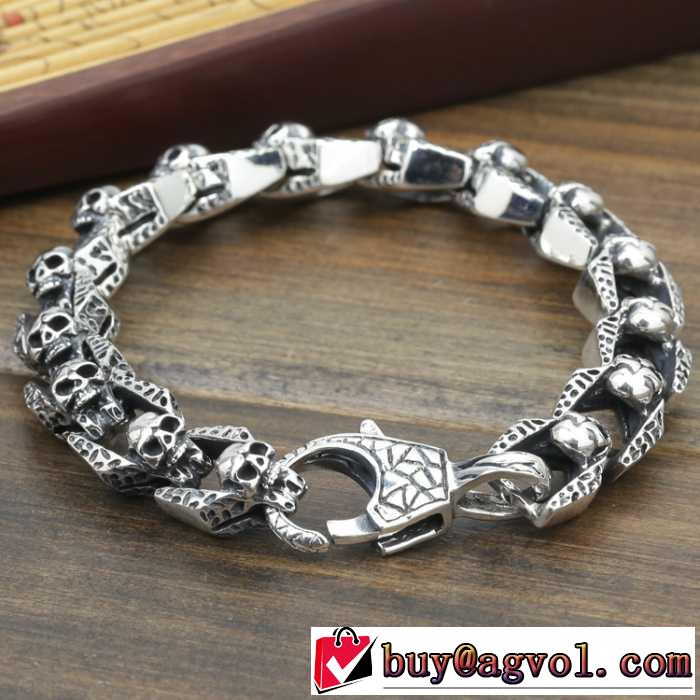 大人の個性を。2016 クロムハーツ CHROME HEARTS シルバー925 ブレスレット