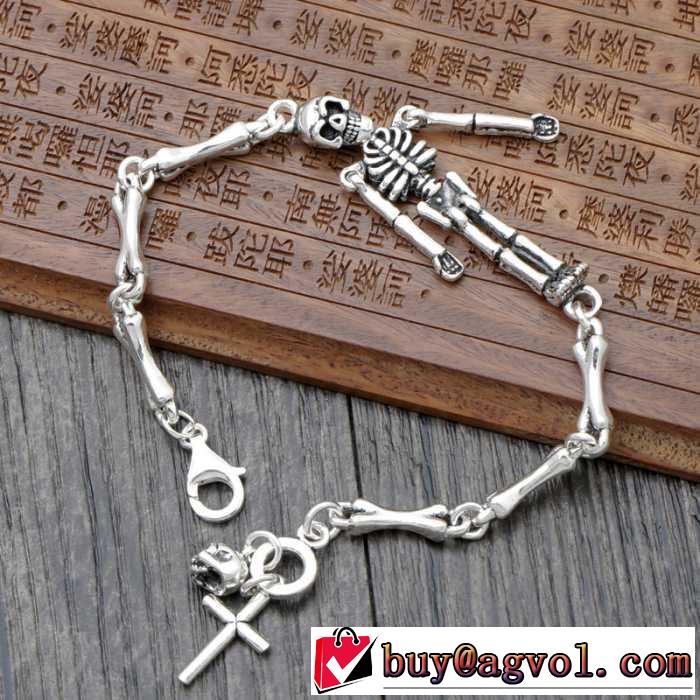 お洒落な存在感 2016 クロムハーツ CHROME HEARTS シルバー925 ブレスレット