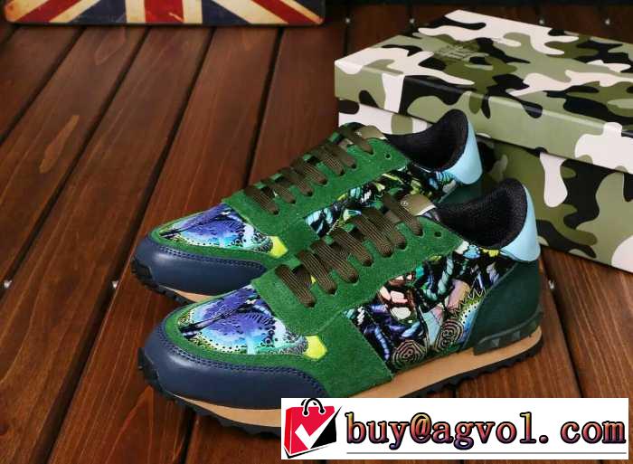 2016 上品な輝きを放つ形 ヴァレンティノ VALENTINO ランニングシューズ