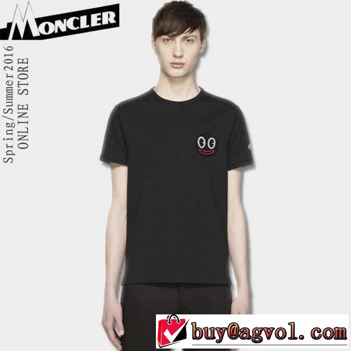 2016 海外セレブ愛用 モンクレール MONCLER 半袖Tシャツ