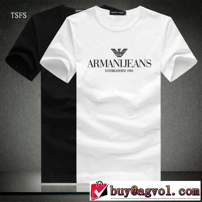 おすすめ/オススメ 2016春夏 ARMANI アルマーニ 半袖Tシャツ 2色可選