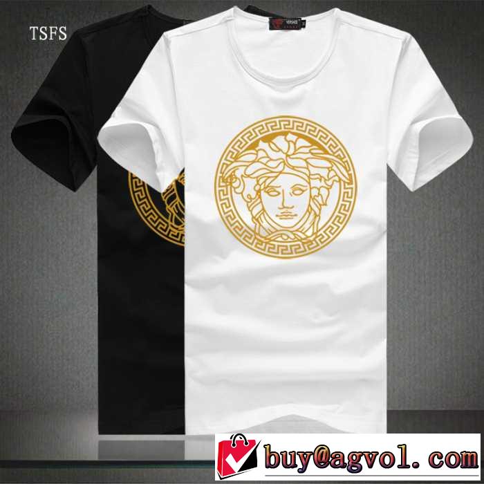 売れ筋！2016春夏 ヴェルサーチVERSACE  半袖Tシャツ 2色可選