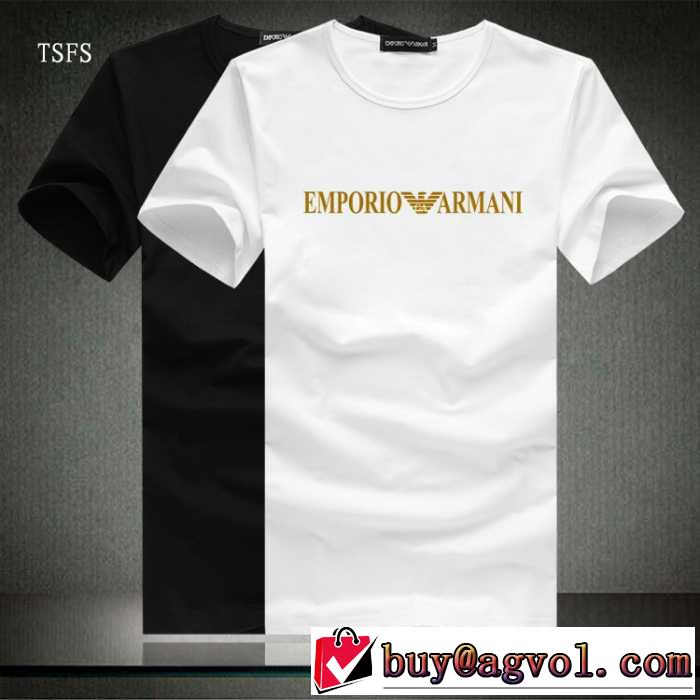 ファッション 人気 2016春夏 ARMANI アルマーニ 半袖Tシャツ 2色可選