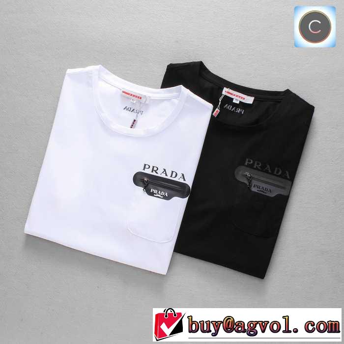 大特価  2016春夏 プラダPRADA  半袖Tシャツ 2色可選