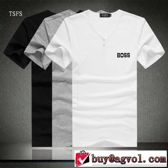 売れ筋のいい 2016春夏  ヒューゴボスHUGO BOSS 半袖Tシャツ 3色可選