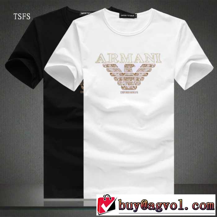 超目玉 2016春夏 ARMANI アルマーニ 半袖 Tシャツ 2色可選