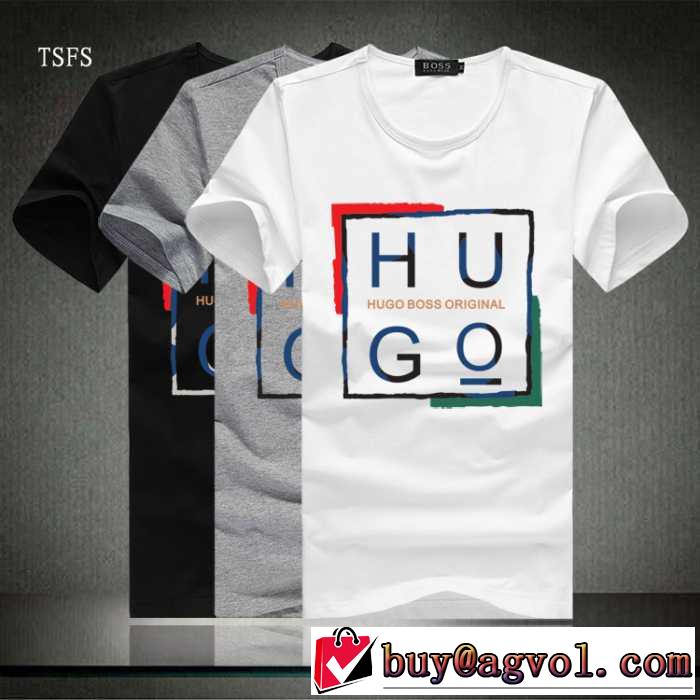 落ち着いた感覚 2016春夏  ヒューゴボス HUGO BOSS半袖Tシャツ 3色可選