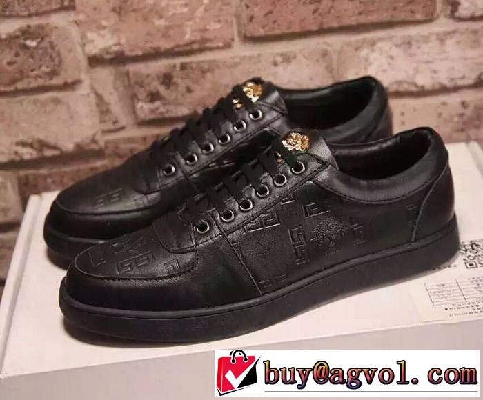 海外セレブ定番愛用 2016 ヴェルサーチ VERSACE フラットシューズ