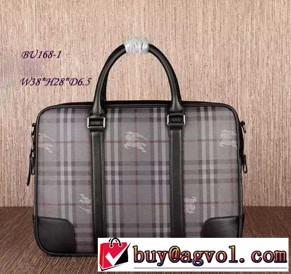 お洒落に魅せる 2016 バーバリー BURBERRY ハンドバッグ ビジネスバッグ 168-1