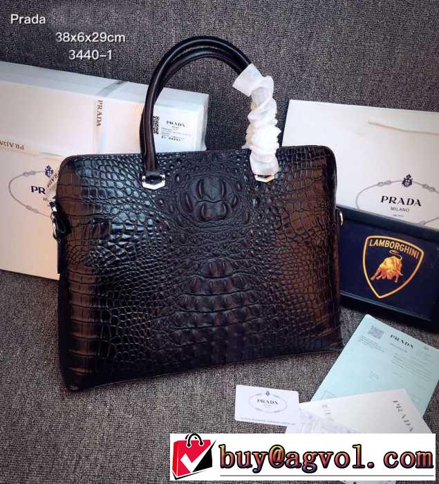 完売品！2016 プラダPRADA  ハンドバッグ ビジネスバッグ 2色可選 3440-1