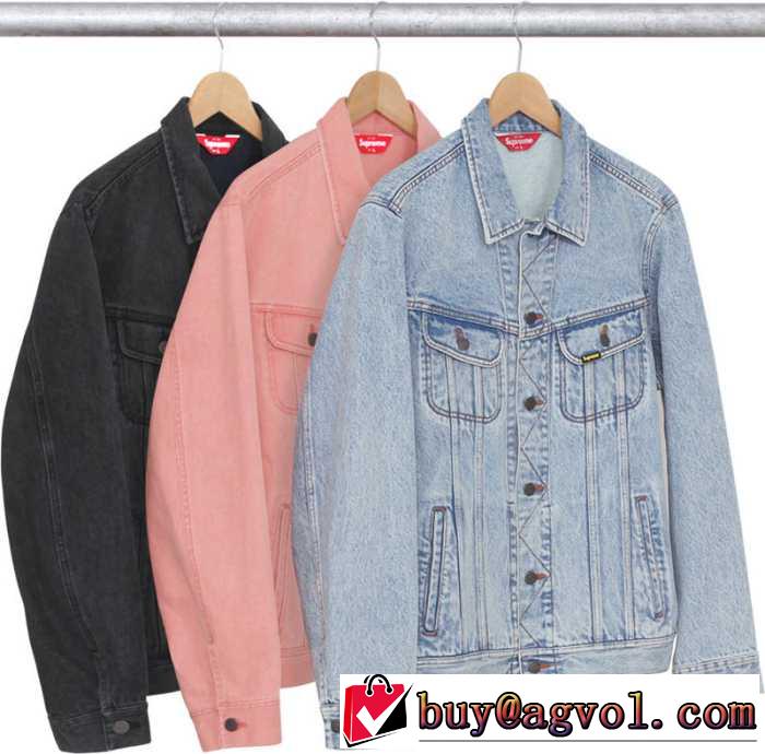 主役になる存在感 Supreme16SS Denim Trucker Jacket ブルゾン 2色可選