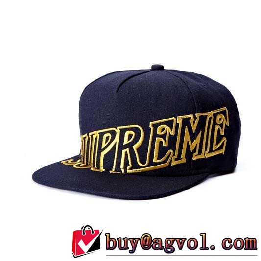 2016 モデル大絶賛♪ Supreme 14FW オーバーラップ 5パネルキャップ 帽子