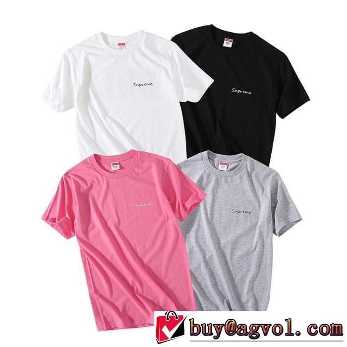 2016 大人の個性を シュプリーム SUPREME 半袖Tシャツ 4色可選 男女兼用