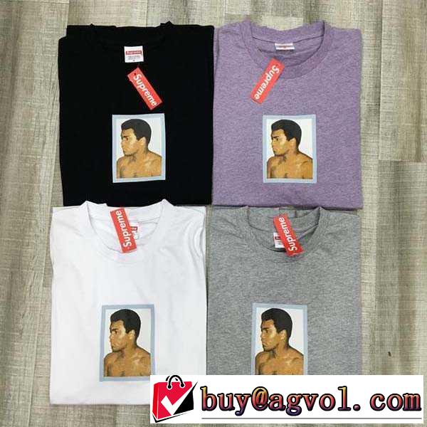 今からの季節にピッタリ！ シュプリーム SUPREME 2016 SUP ALI 半袖Tシャツ 4色可選 男女兼用